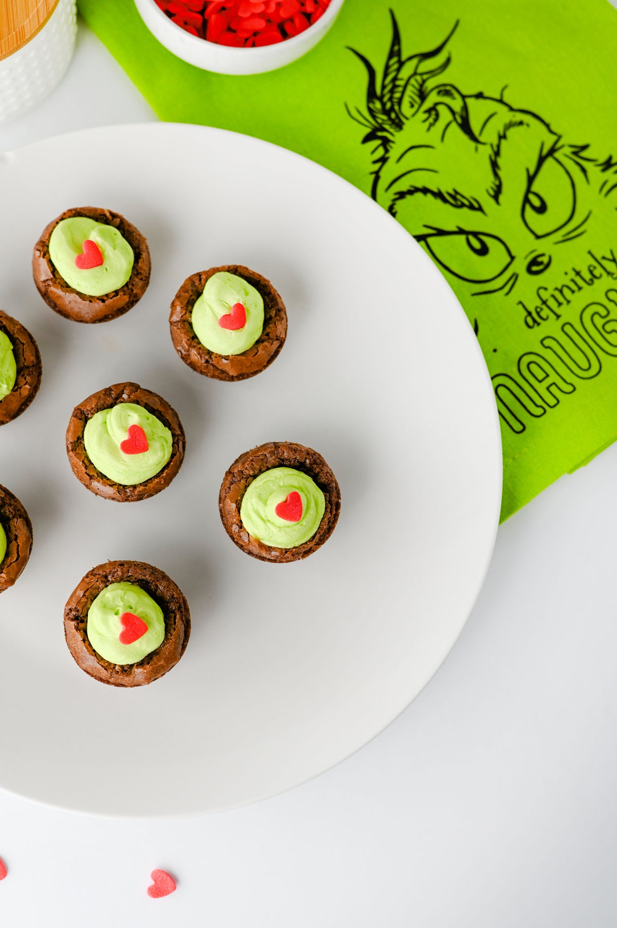 Grinch Brownie Bites Set #1