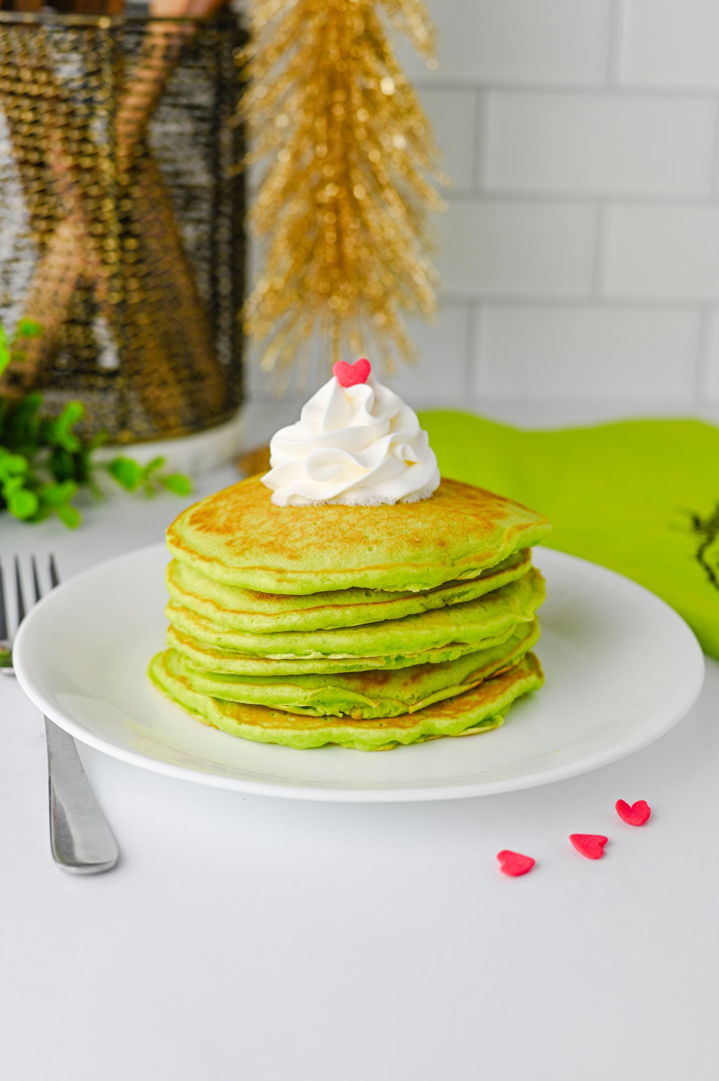 Grinch Pancakes Set #1