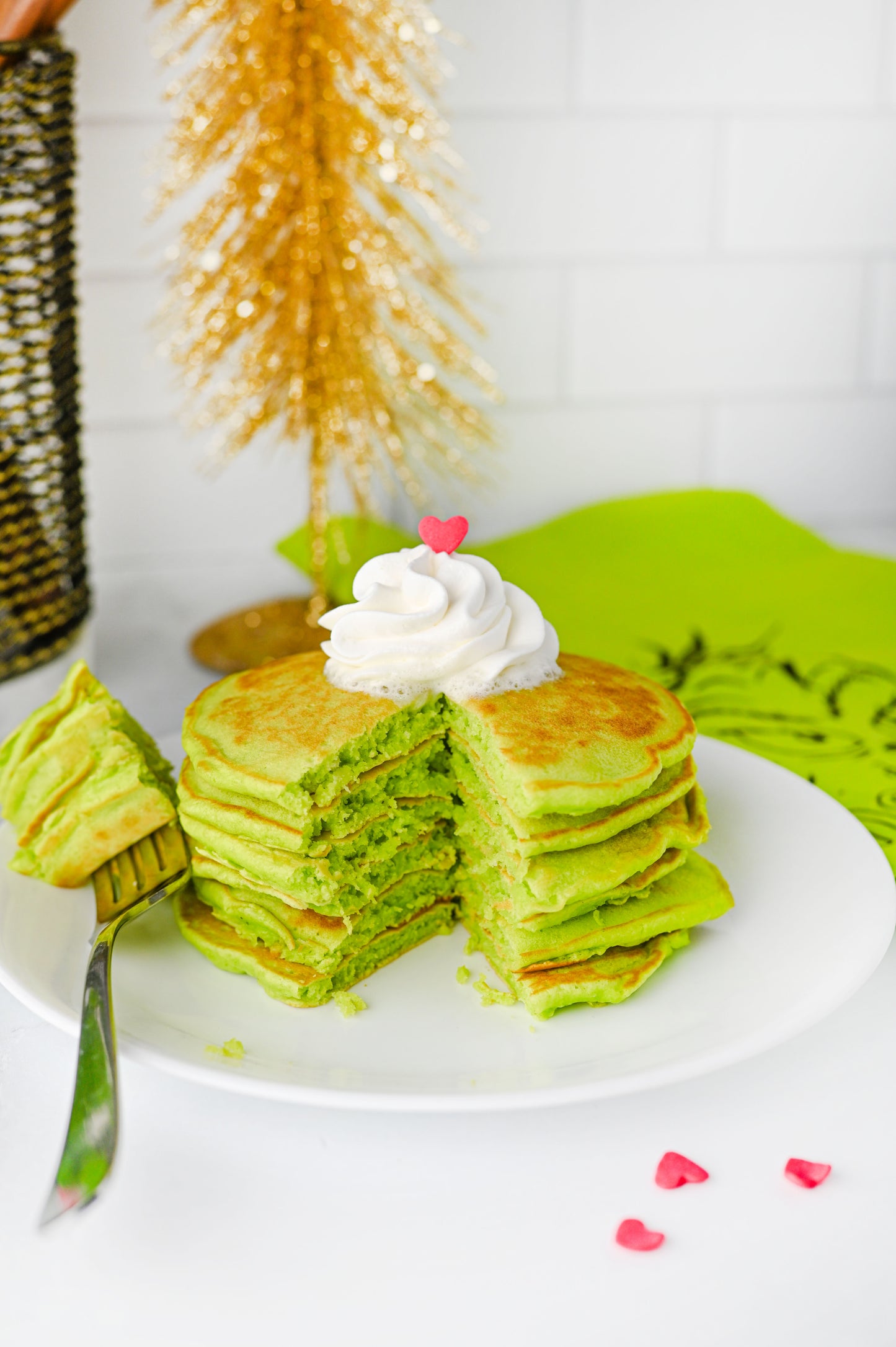 Grinch Pancakes Set #1