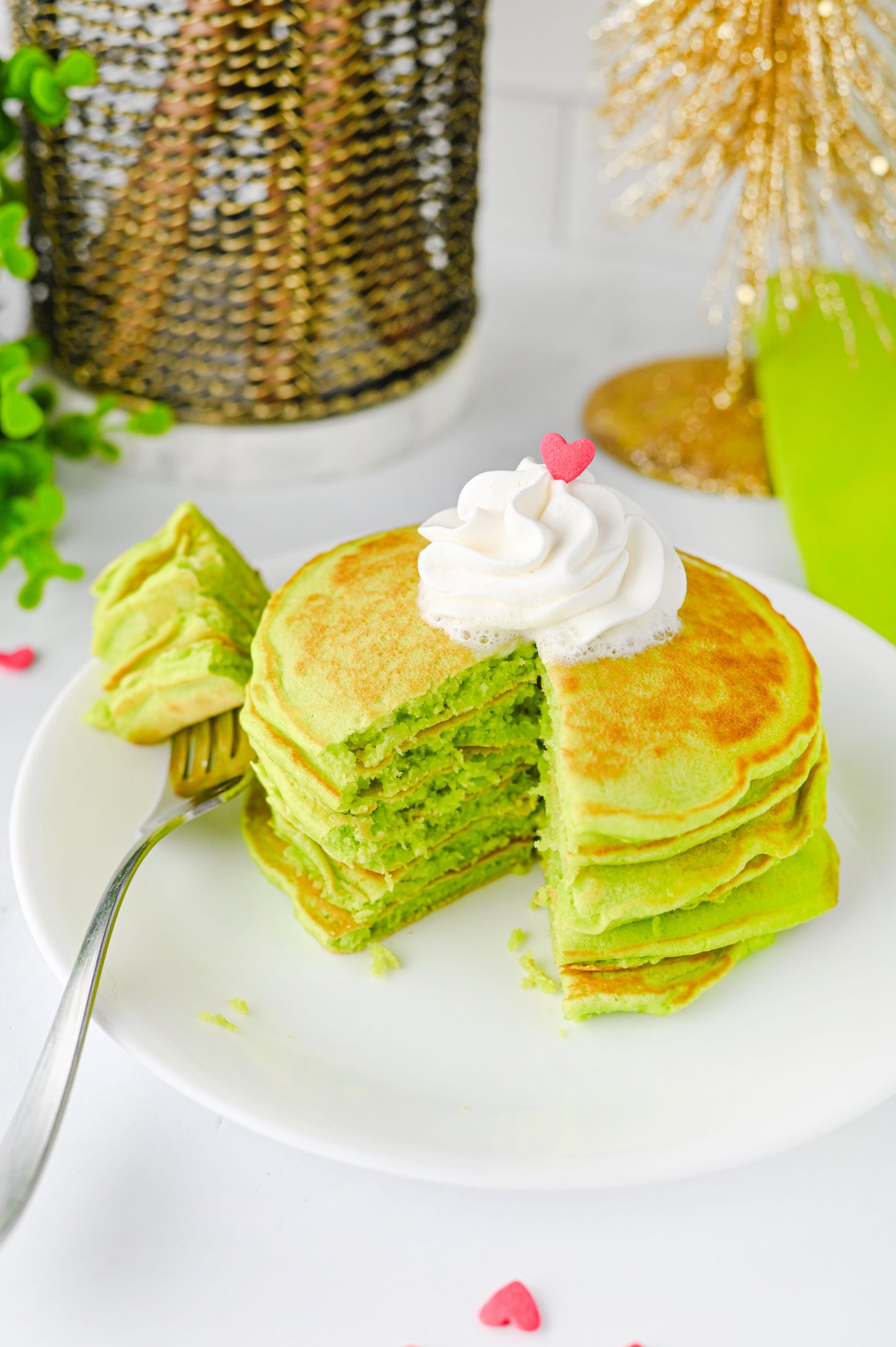 Grinch Pancakes Set #1