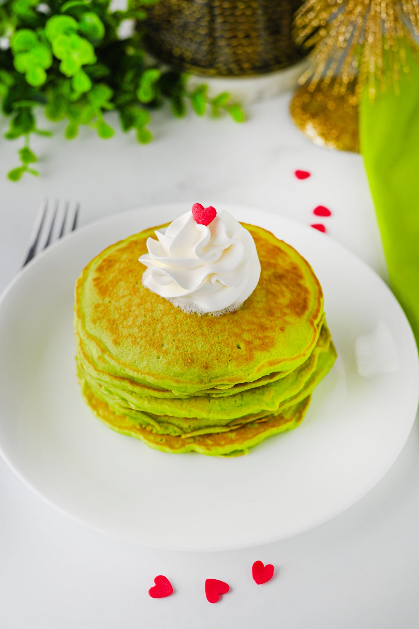 Grinch Pancakes Set #1