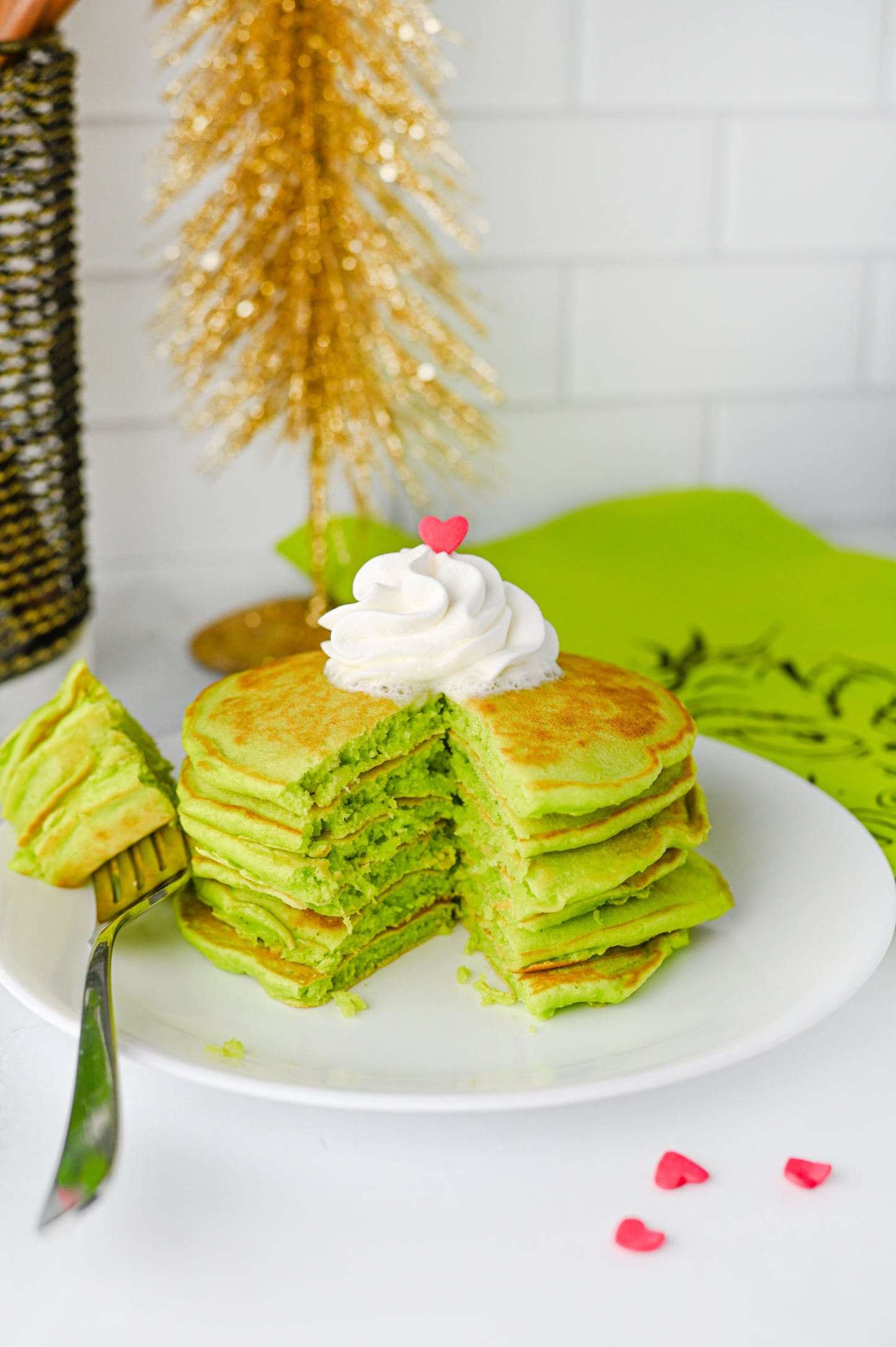 Grinch Pancakes Set #1