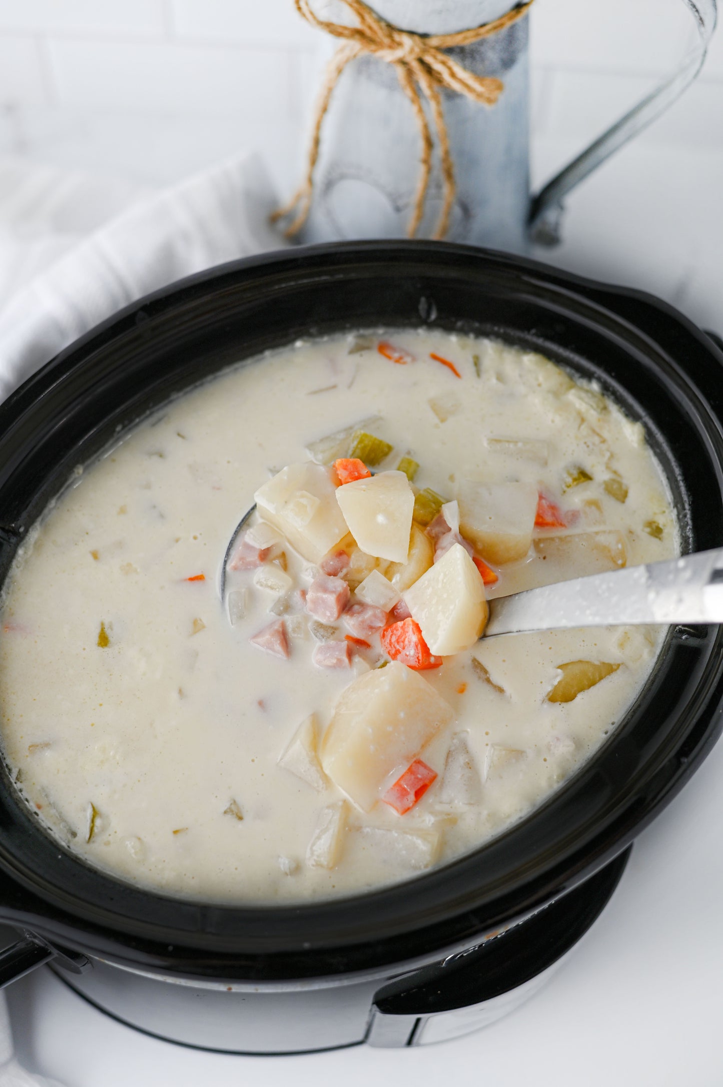 Slow Cooker Ham and Potato Soup Set #1
