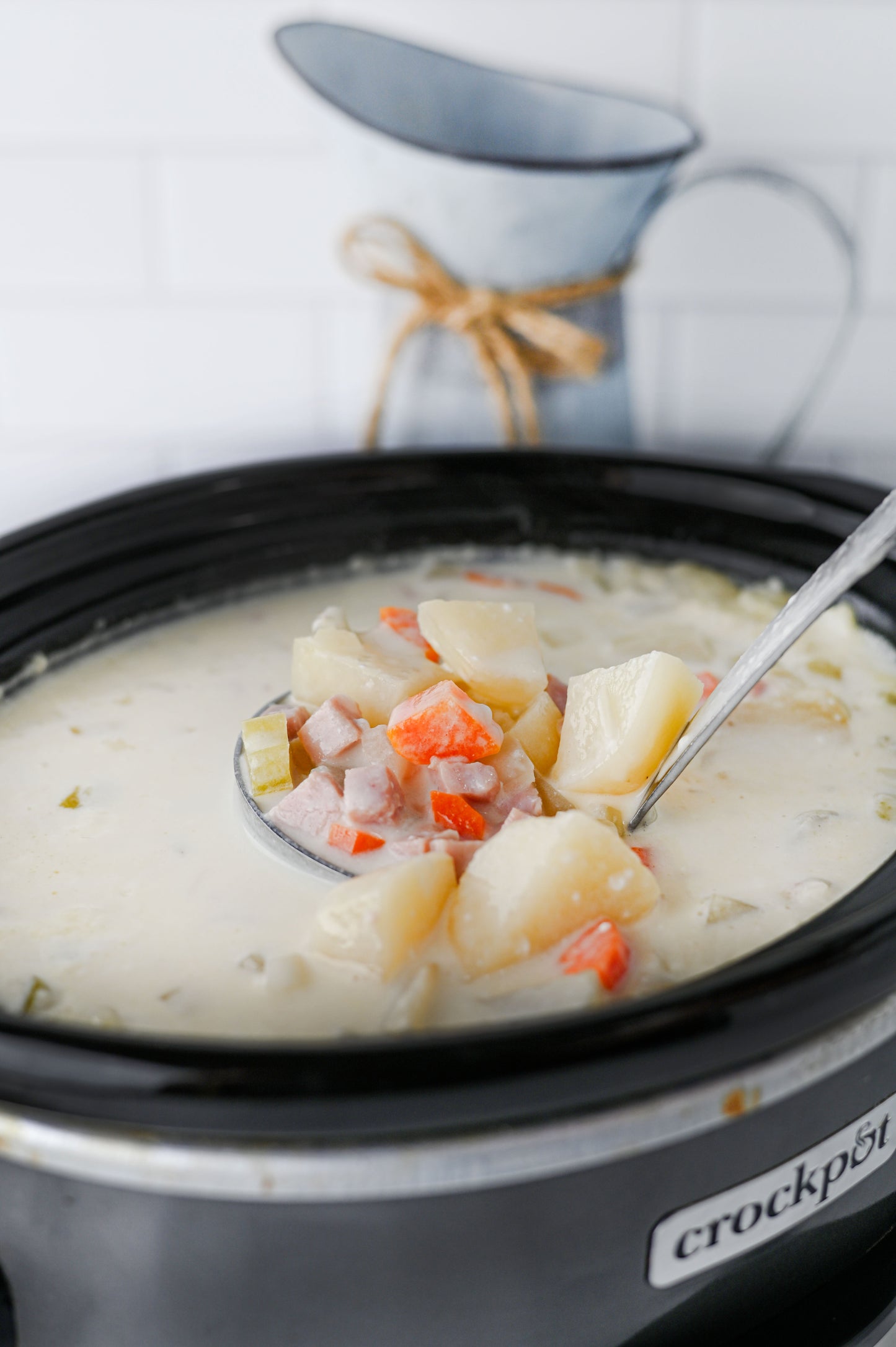 Slow Cooker Ham and Potato Soup Set #1