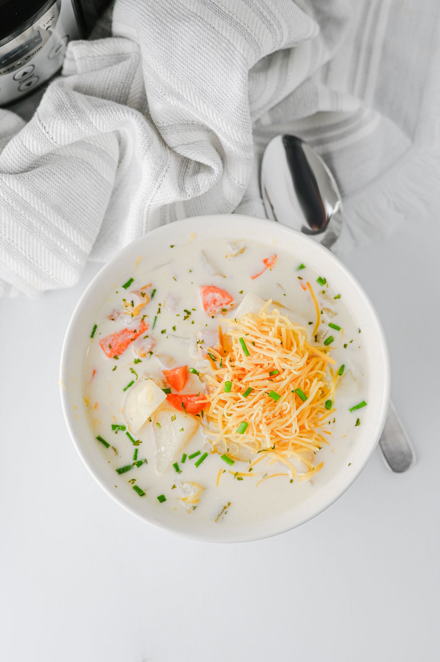 Slow Cooker Ham and Potato Soup Set #1