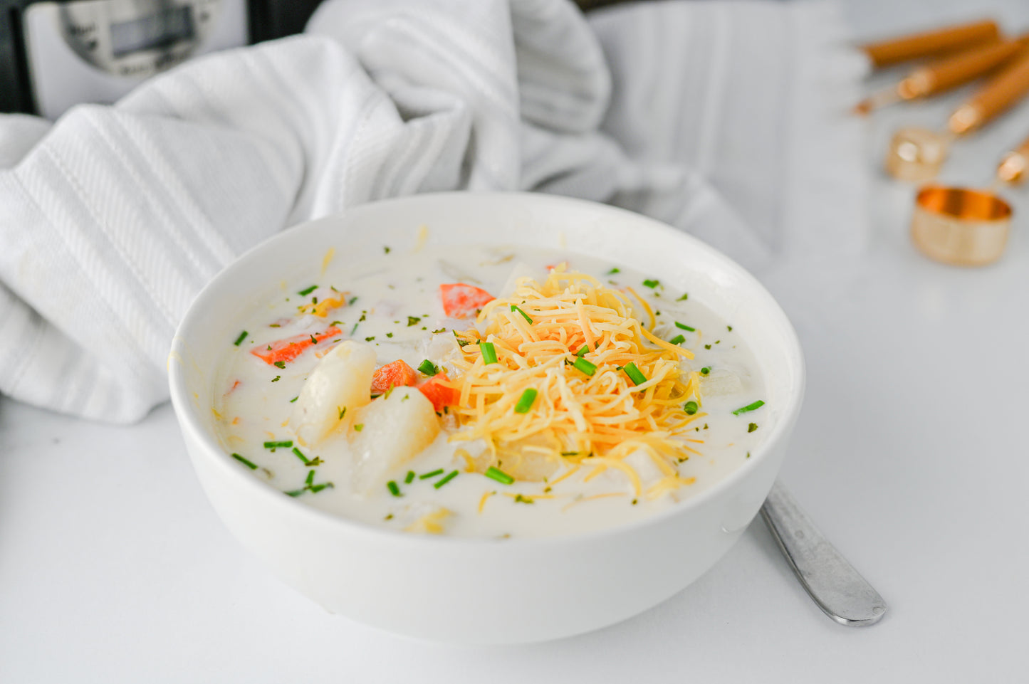 Slow Cooker Ham and Potato Soup Set #1