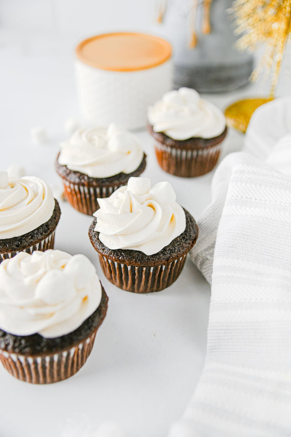 Hot Chocolate Cupcakes Set #1