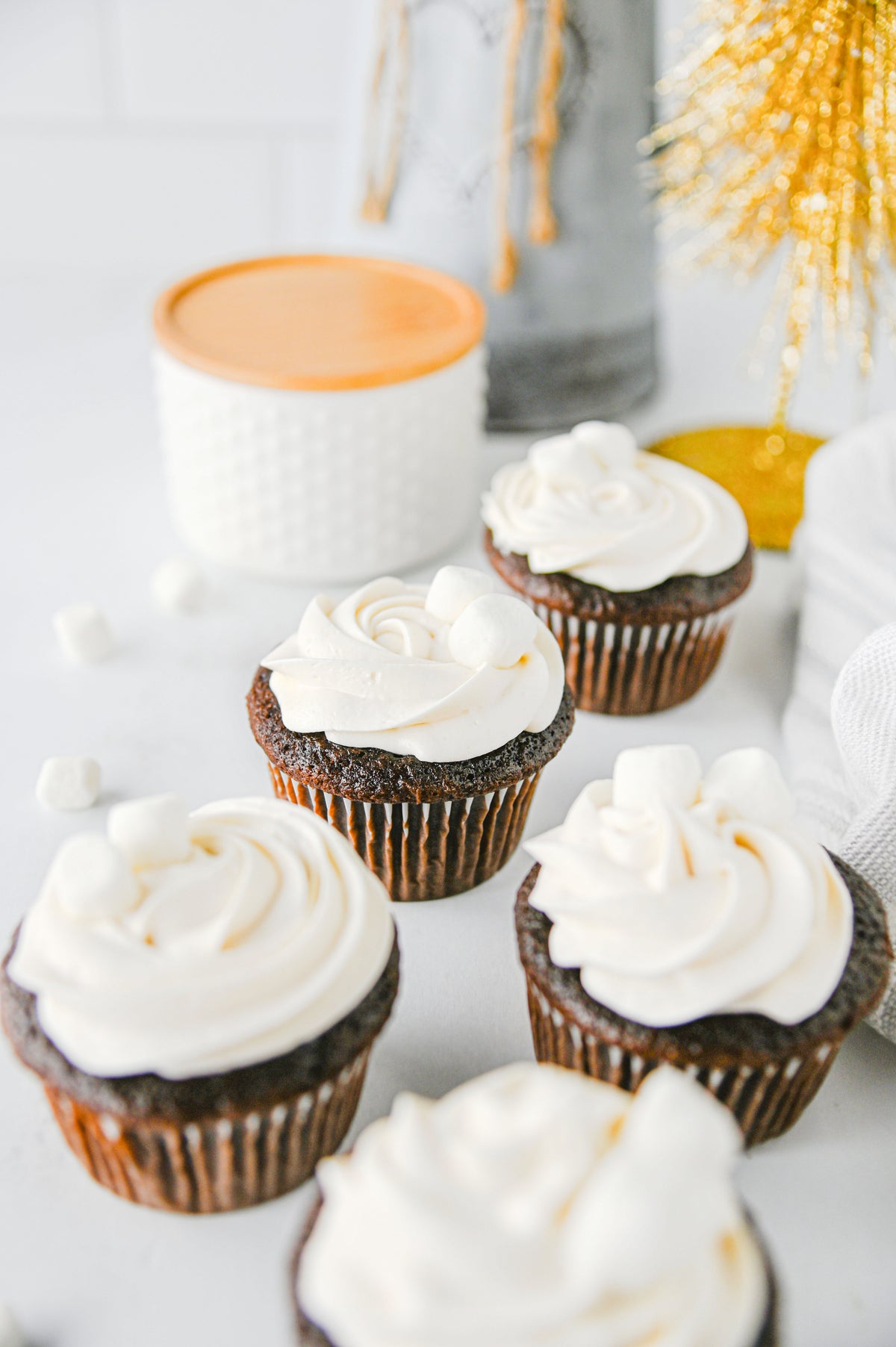 Hot Chocolate Cupcakes Set #1