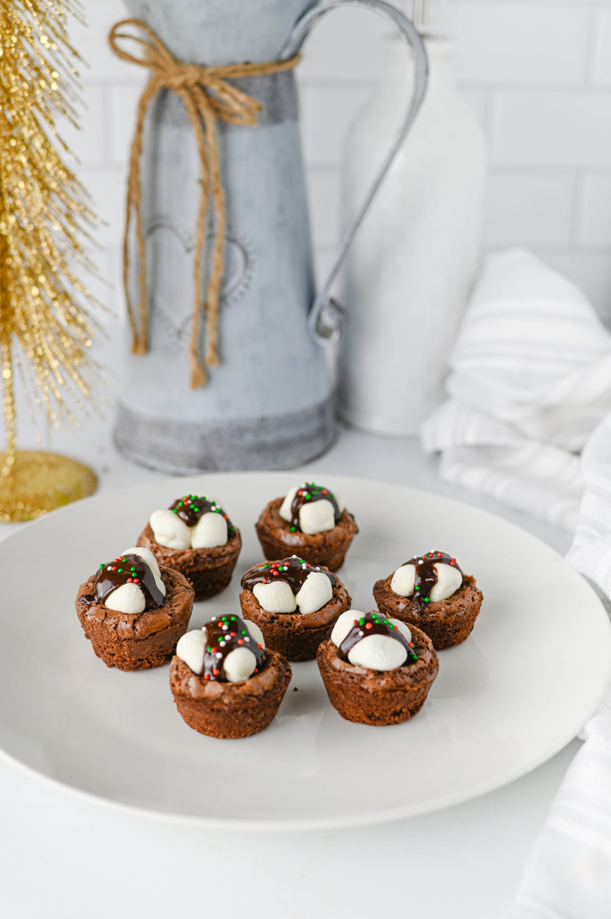 Hot Cocoa Brownie Bites Set #1