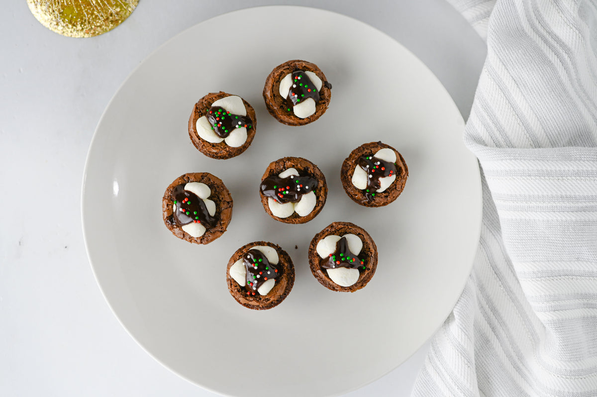 Hot Cocoa Brownie Bites Set #1