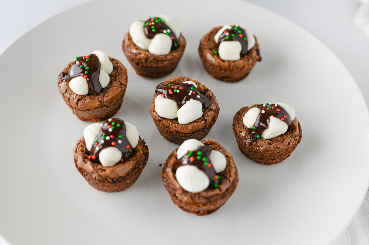 Hot Cocoa Brownie Bites Set #1