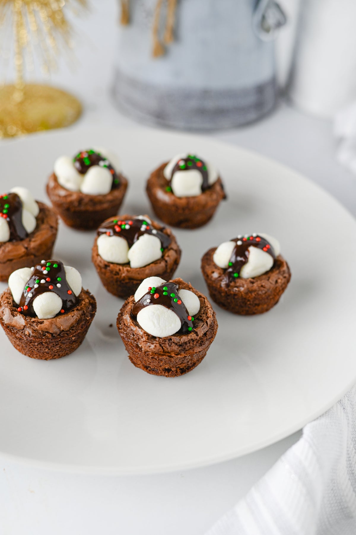 Hot Cocoa Brownie Bites Set #1