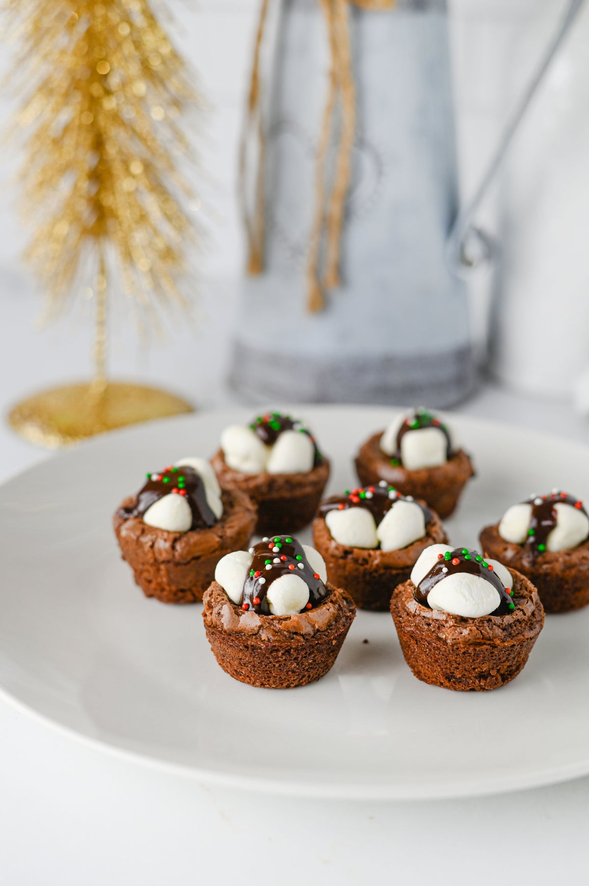 Hot Cocoa Brownie Bites Set #1