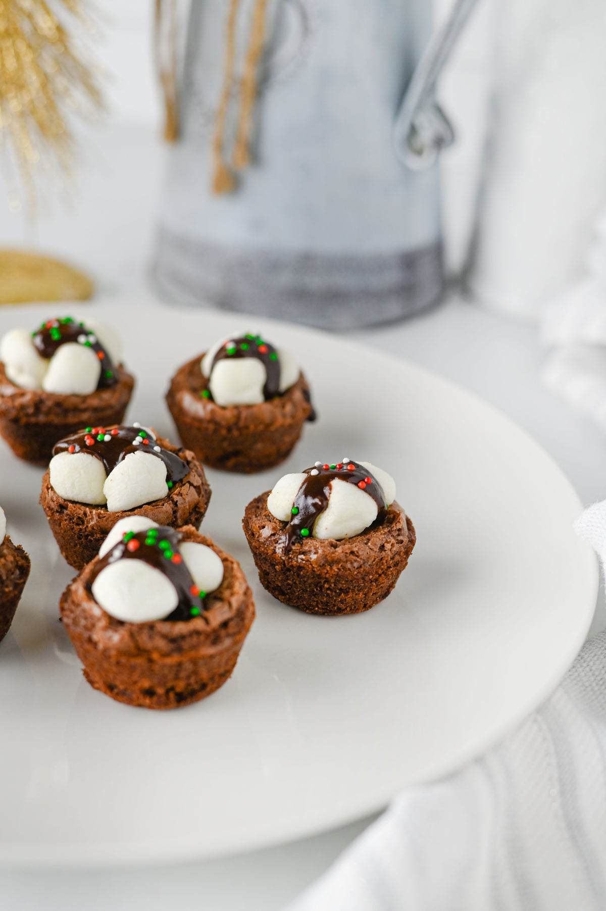 Hot Cocoa Brownie Bites Set #1