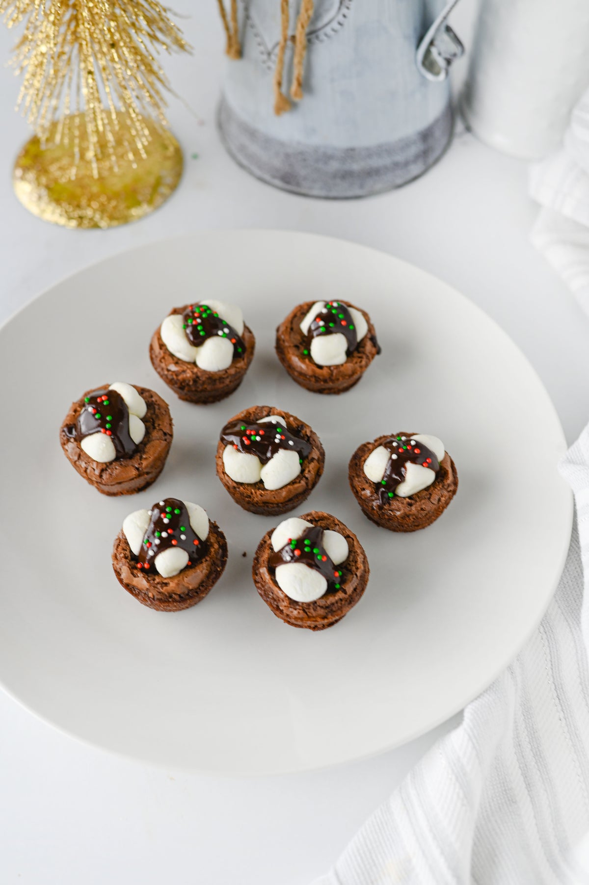 Hot Cocoa Brownie Bites Set #1