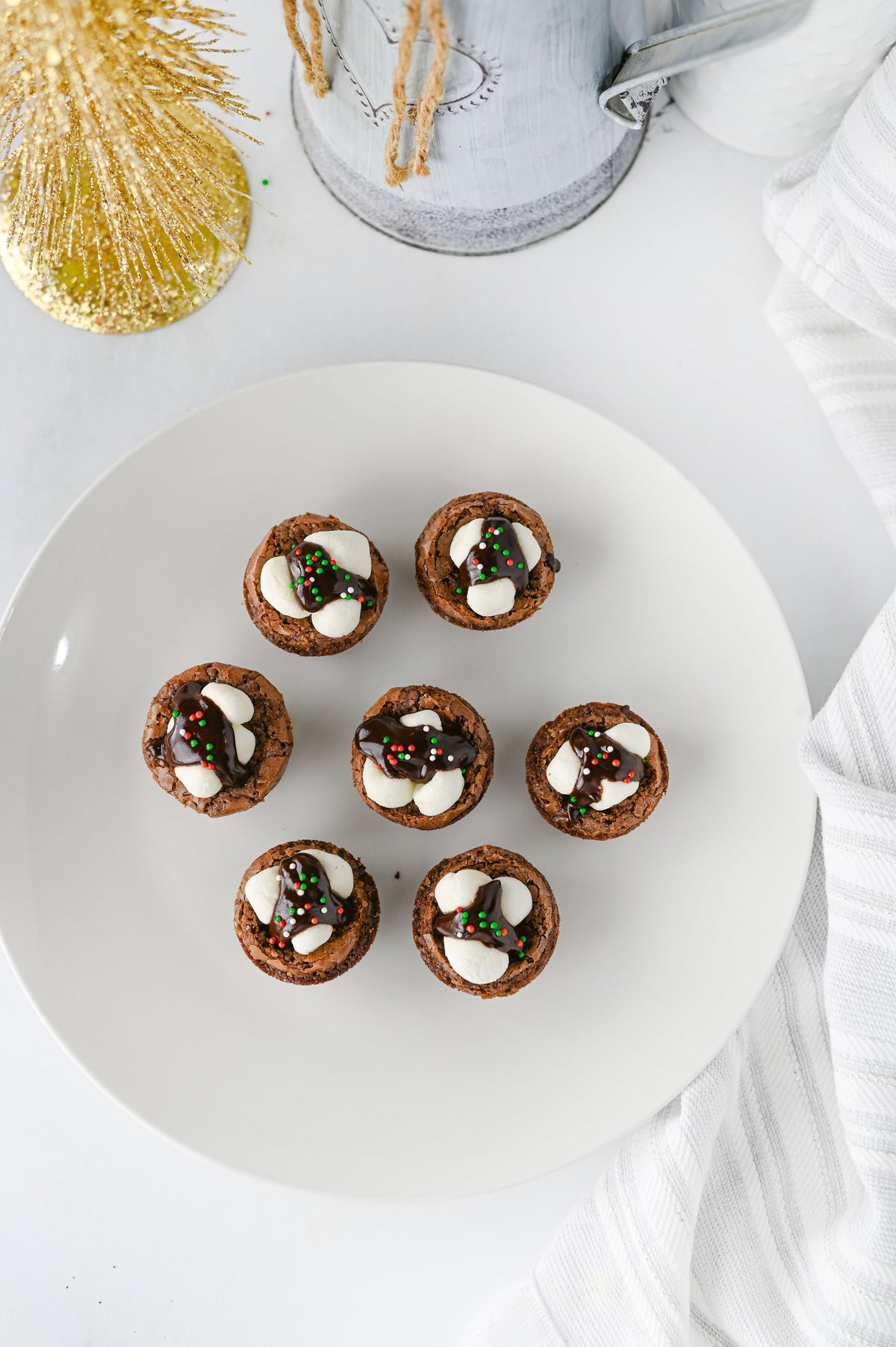 Hot Cocoa Brownie Bites Set #1