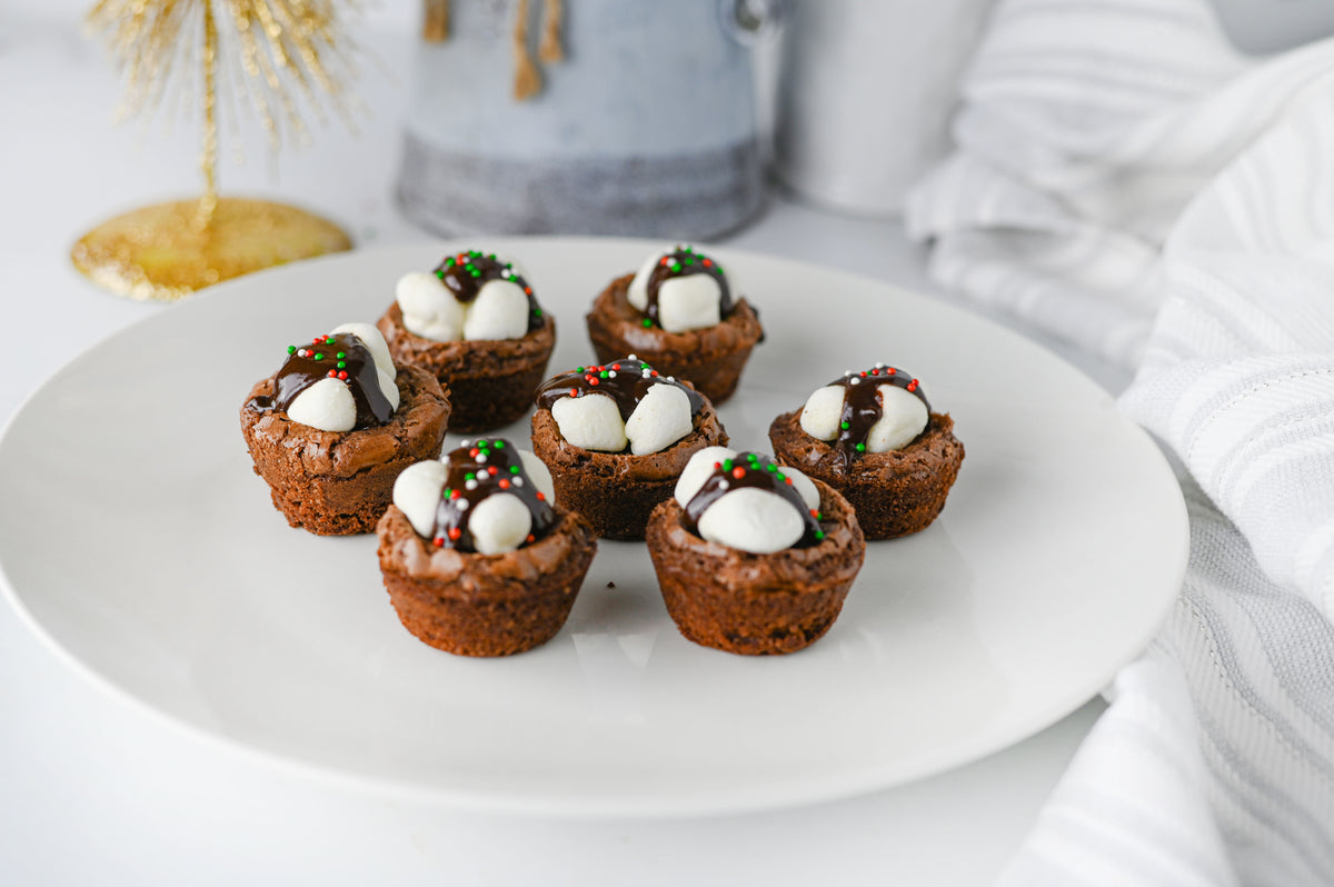Hot Cocoa Brownie Bites Set #1