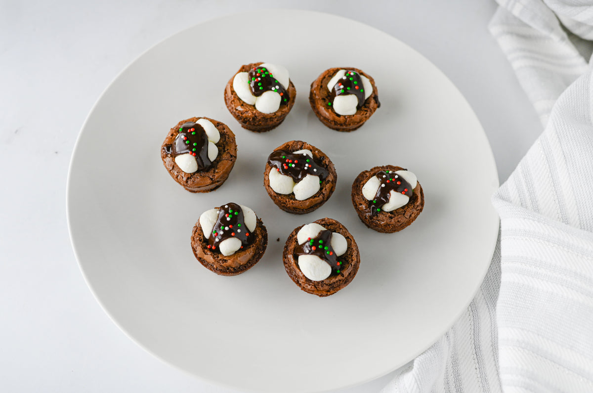 Hot Cocoa Brownie Bites Set #1