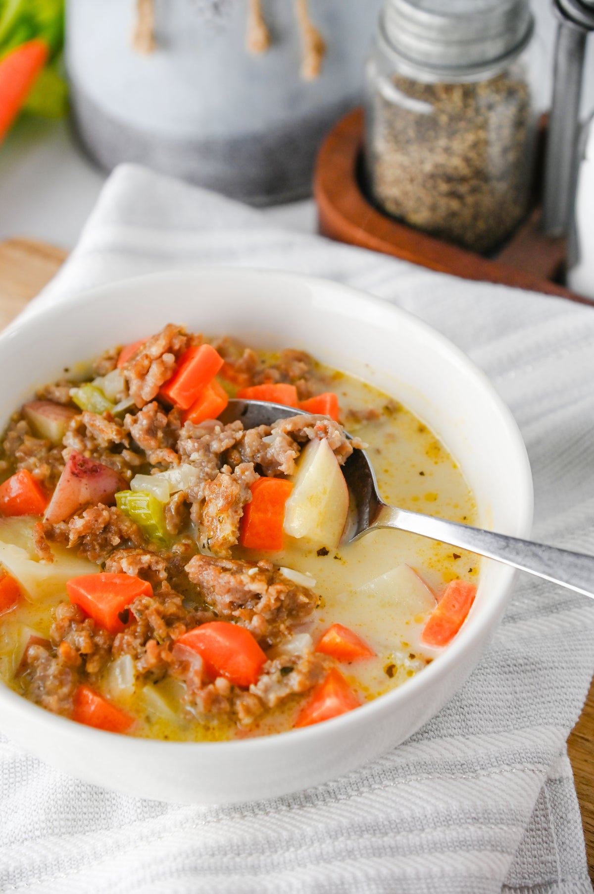 Italian Sausage Potato Soup Set #1