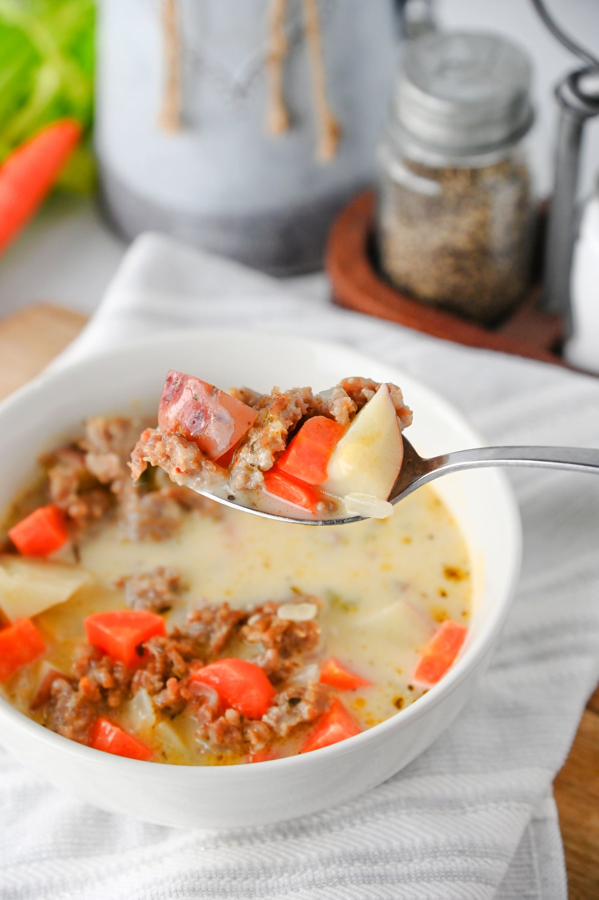 Italian Sausage Potato Soup Set #1