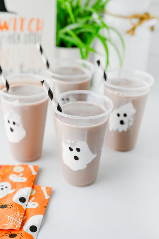 Marshmallow Fluff Ghost Cups Set #1