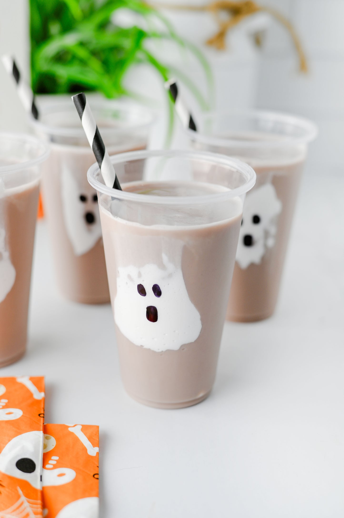 Marshmallow Fluff Ghost Cups Set #1
