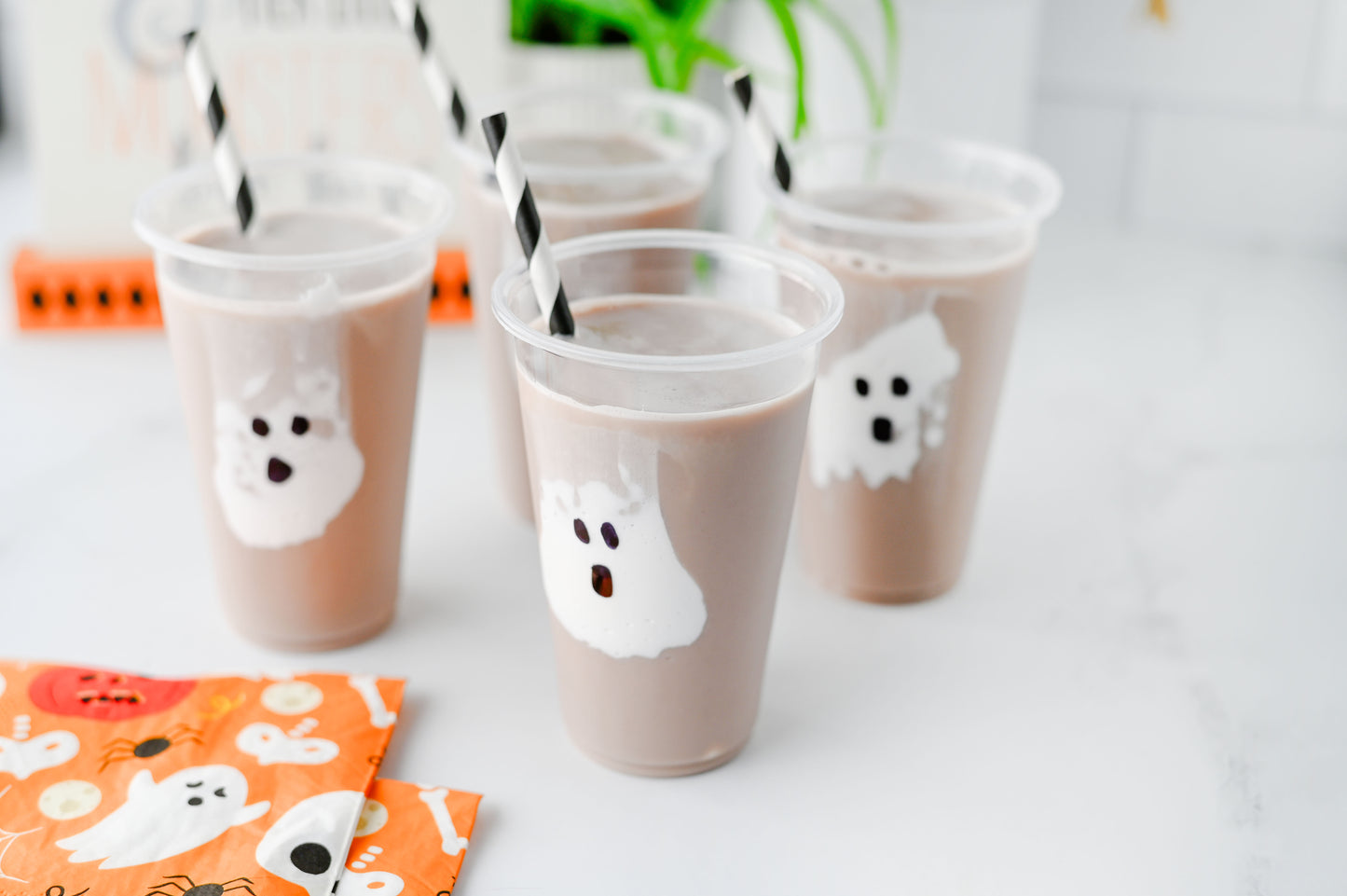 Marshmallow Fluff Ghost Cups Set #1