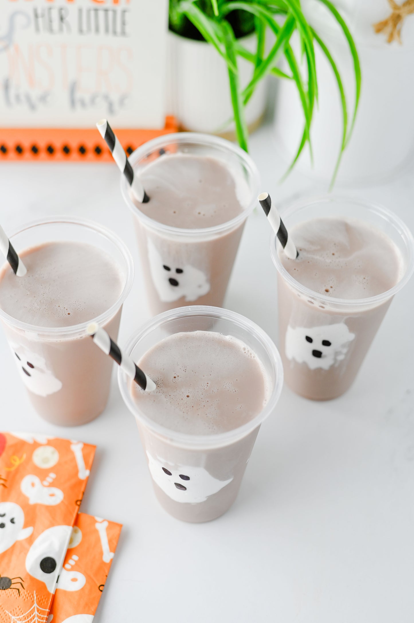 Marshmallow Fluff Ghost Cups Set #1