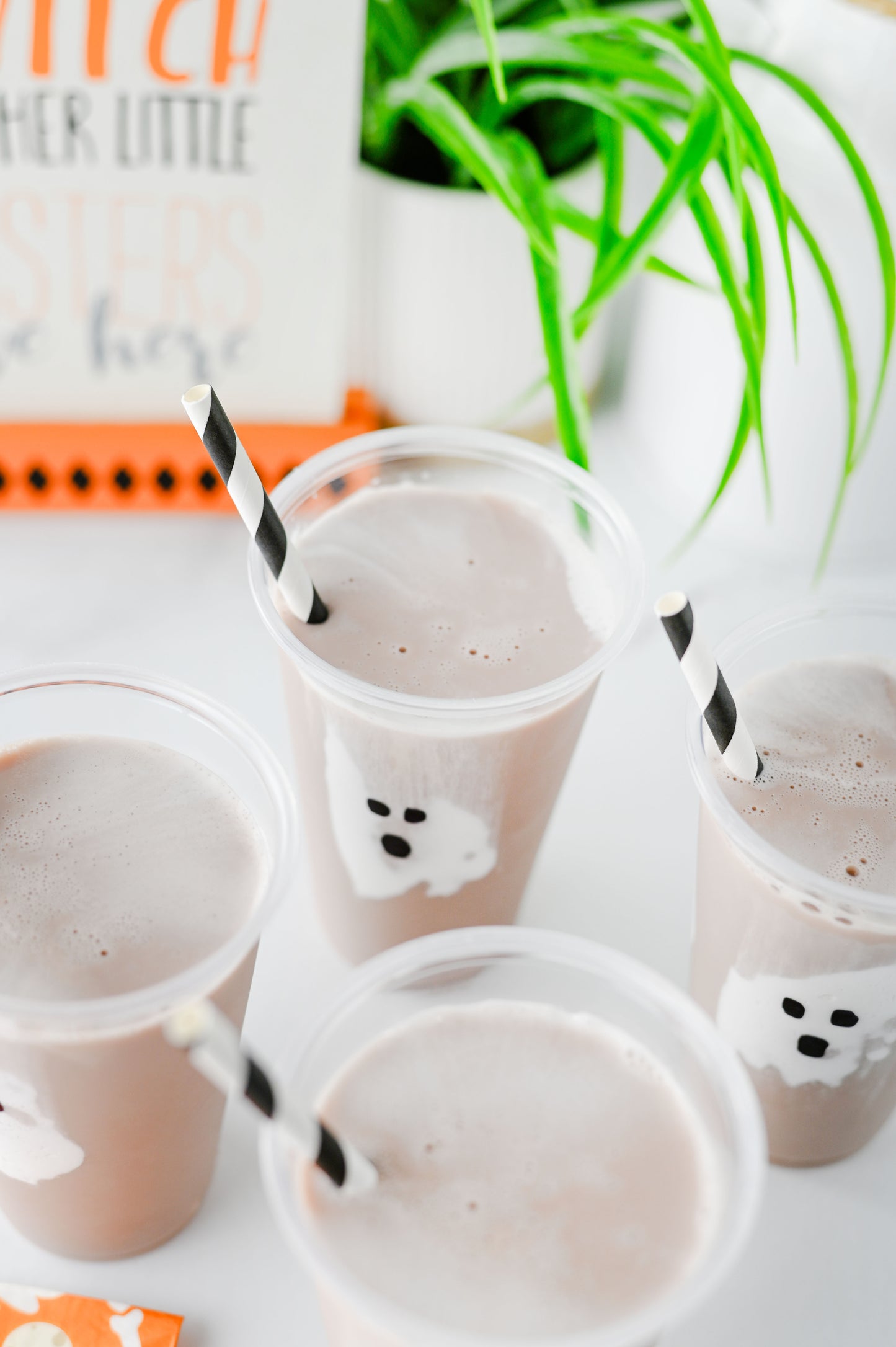 Marshmallow Fluff Ghost Cups Set #1