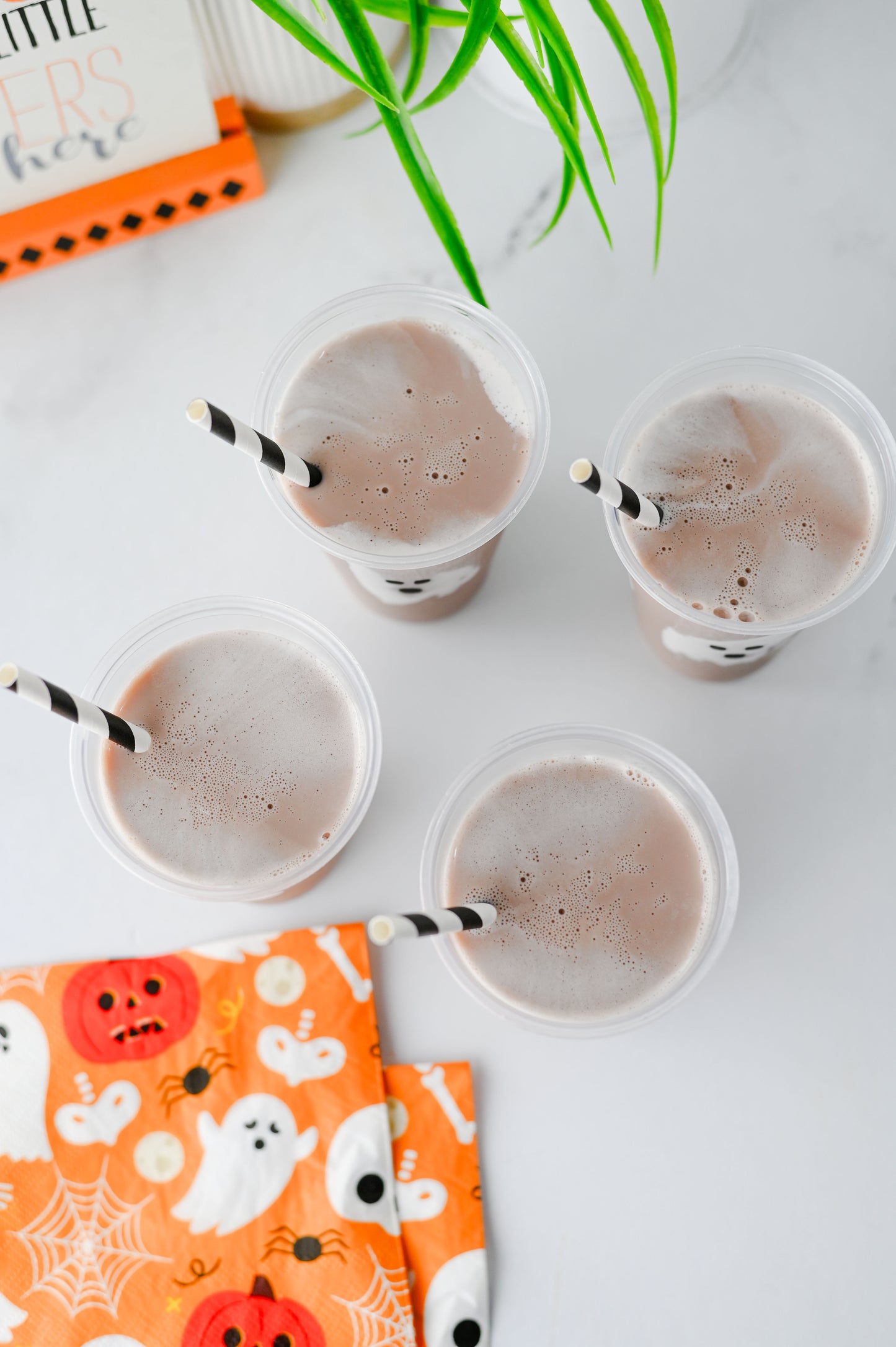 Marshmallow Fluff Ghost Cups Set #1