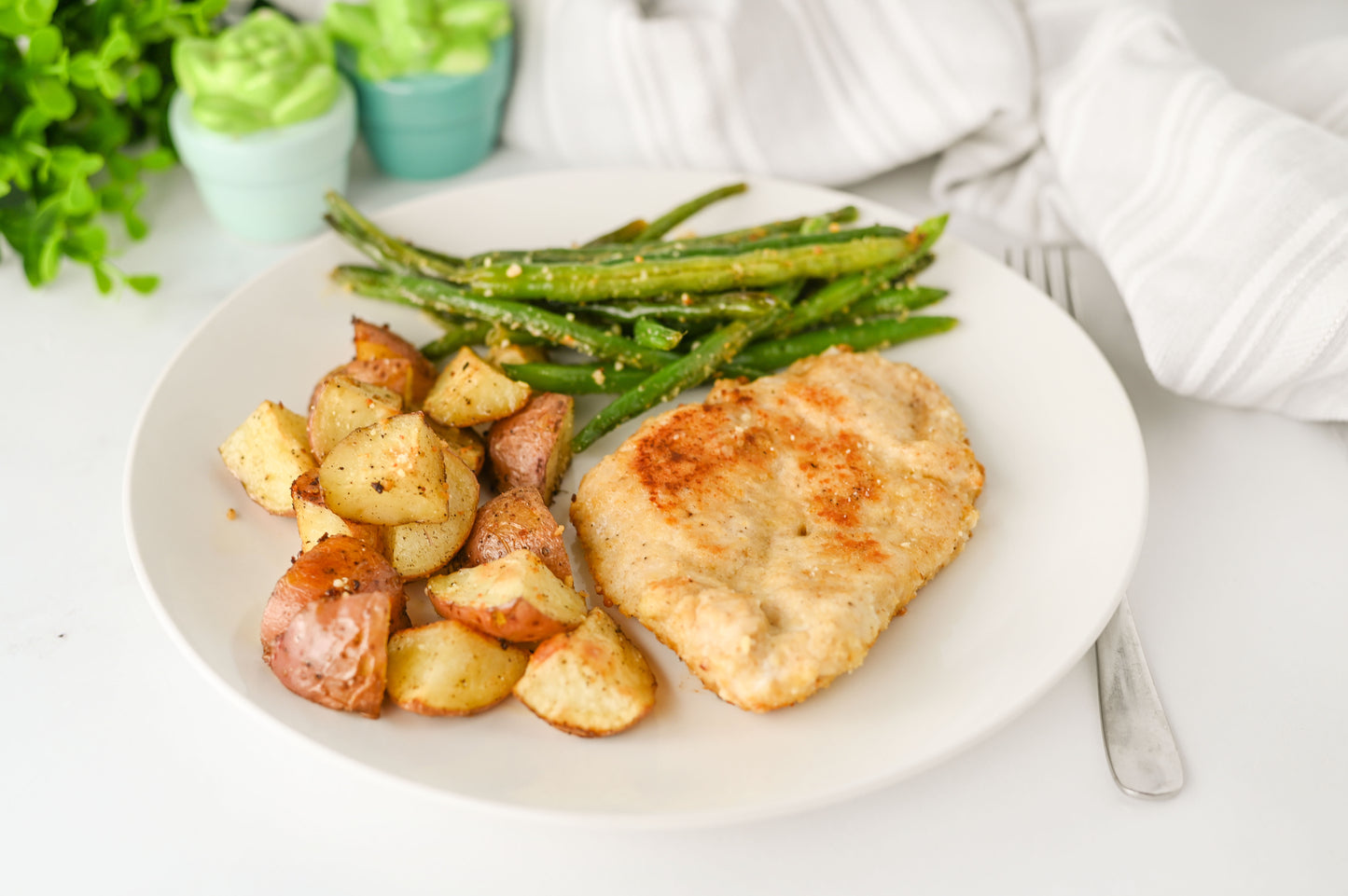 Sheet Pan Parmesan Crusted Chicken Set #1