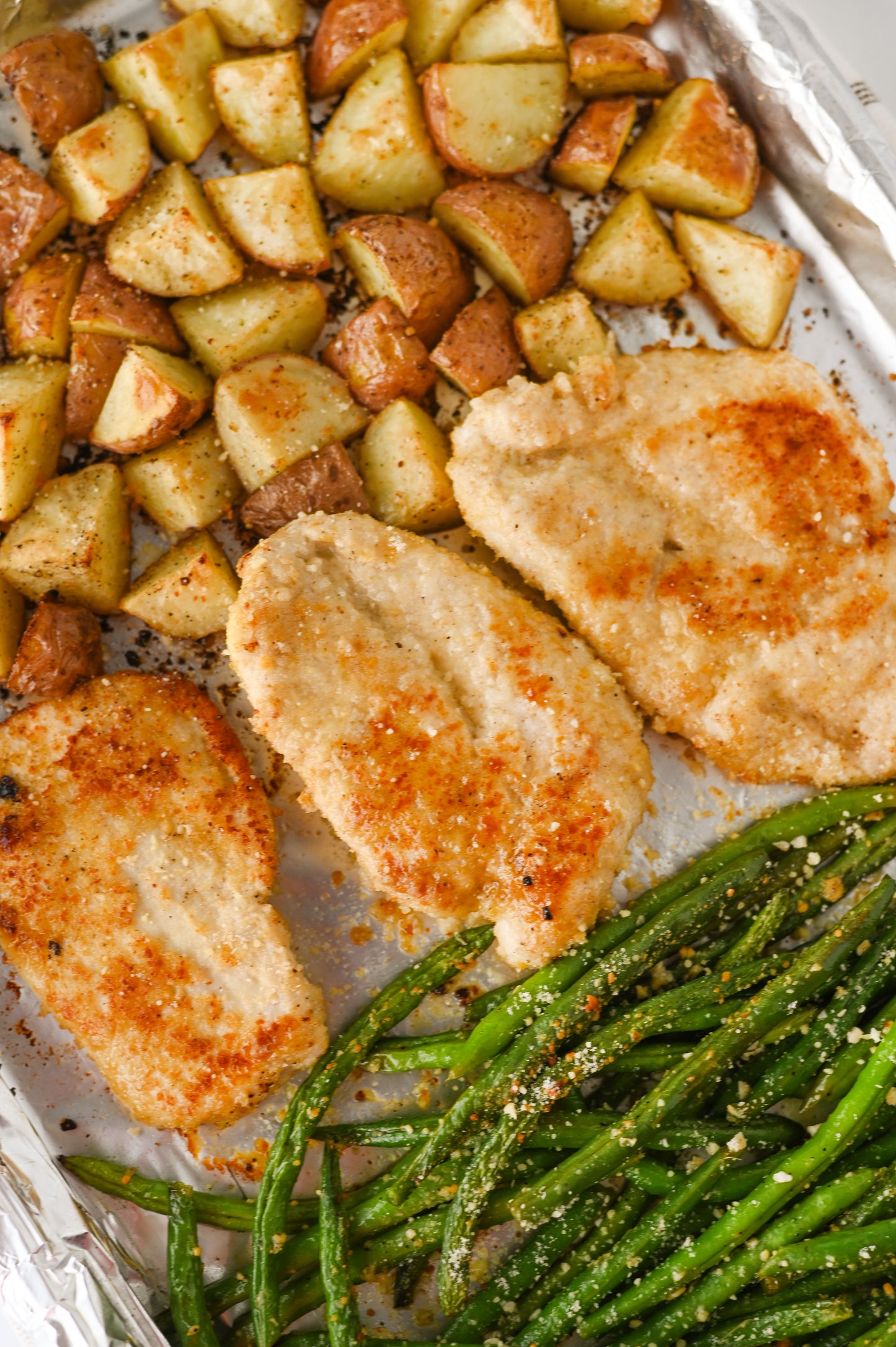 Sheet Pan Parmesan Crusted Chicken Set #1