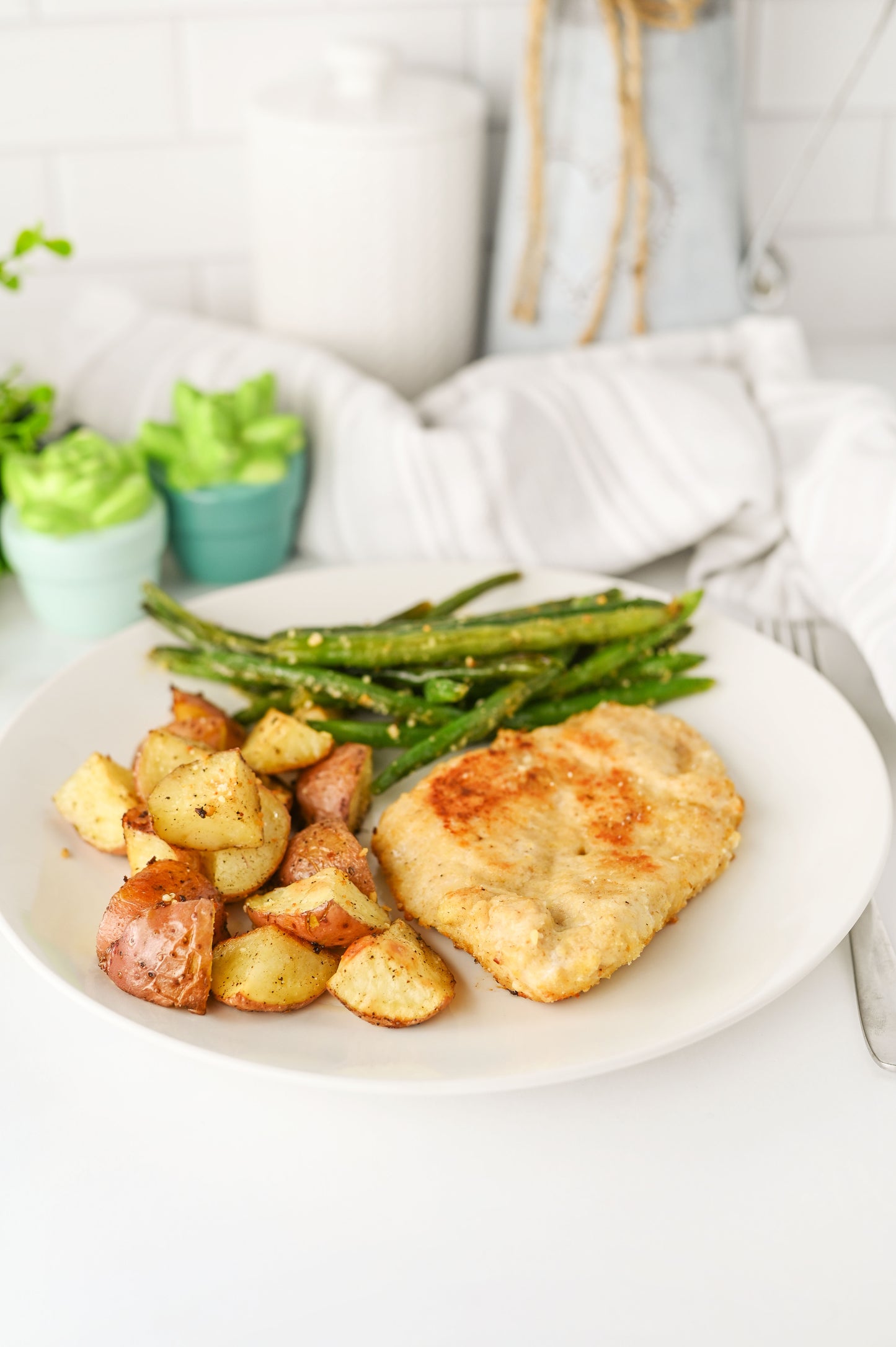 Sheet Pan Parmesan Crusted Chicken Set #1
