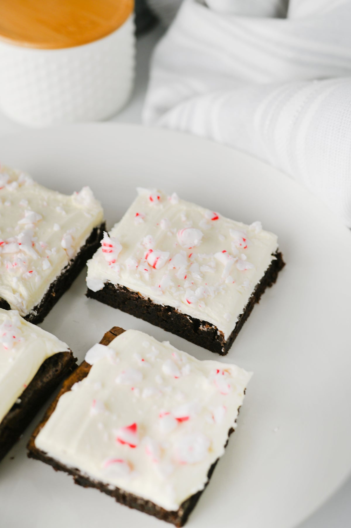 Peppermint Bark Brownies Set #1