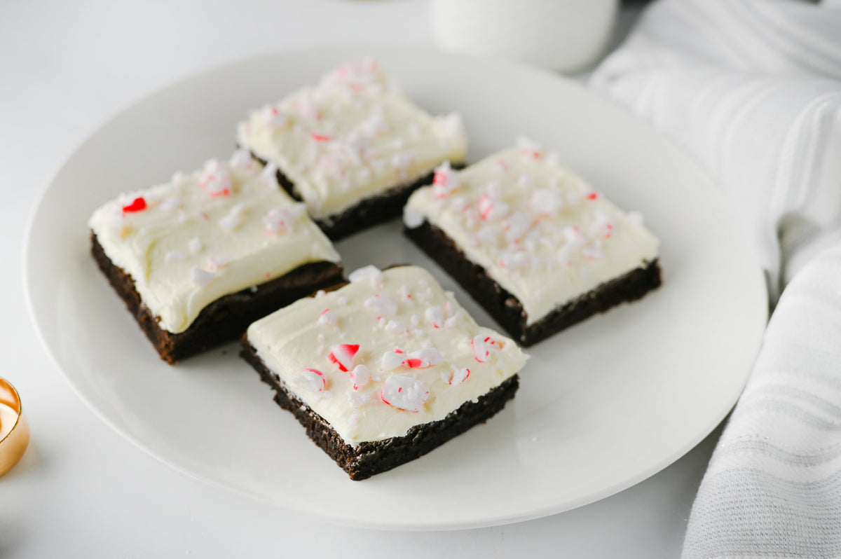 Peppermint Bark Brownies Set #1