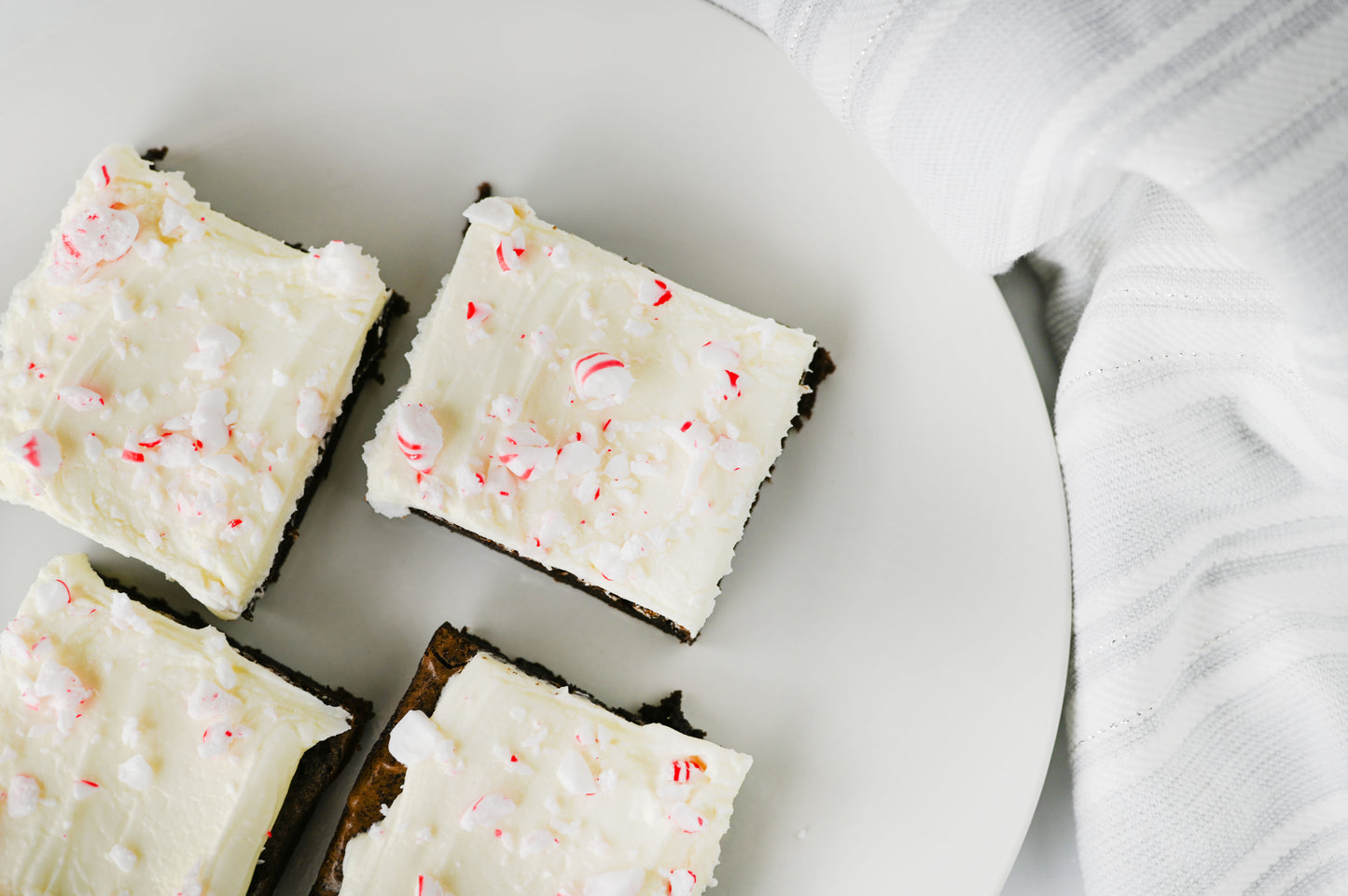 Peppermint Bark Brownies Set #1