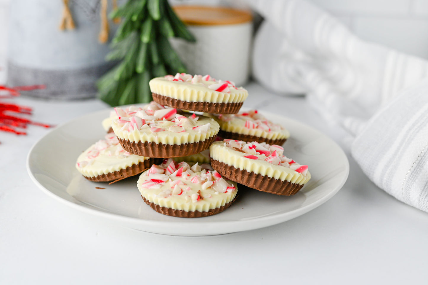 Peppermint Bark Cups Set #1