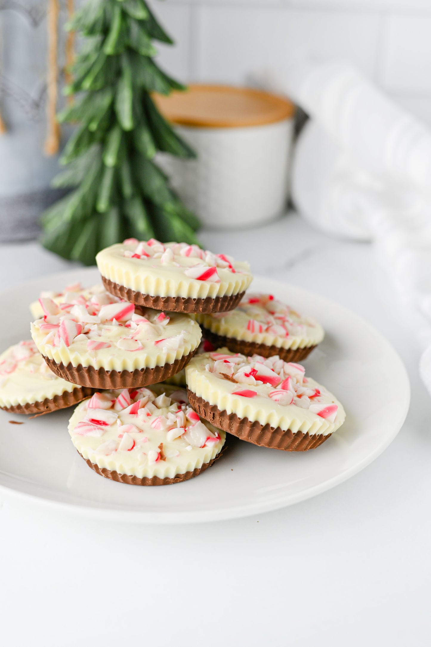 Peppermint Bark Cups Set #1