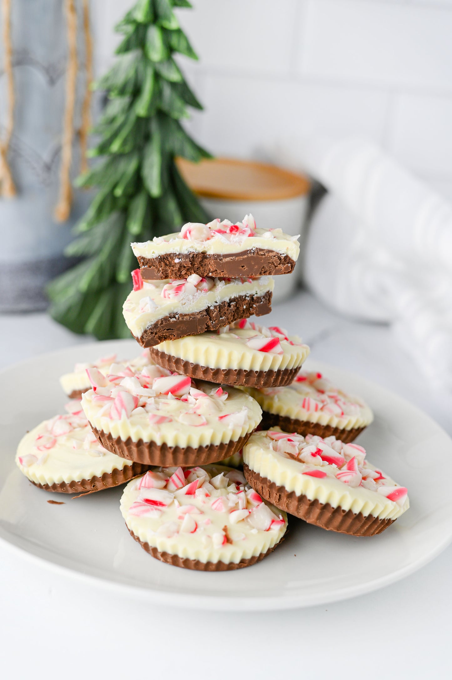 Peppermint Bark Cups Set #1