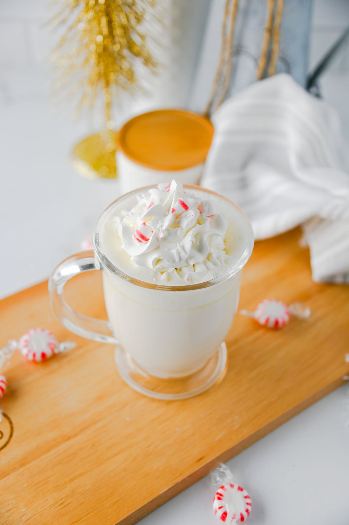Peppermint White Hot Chocolate (Slow Cooker) Set #1