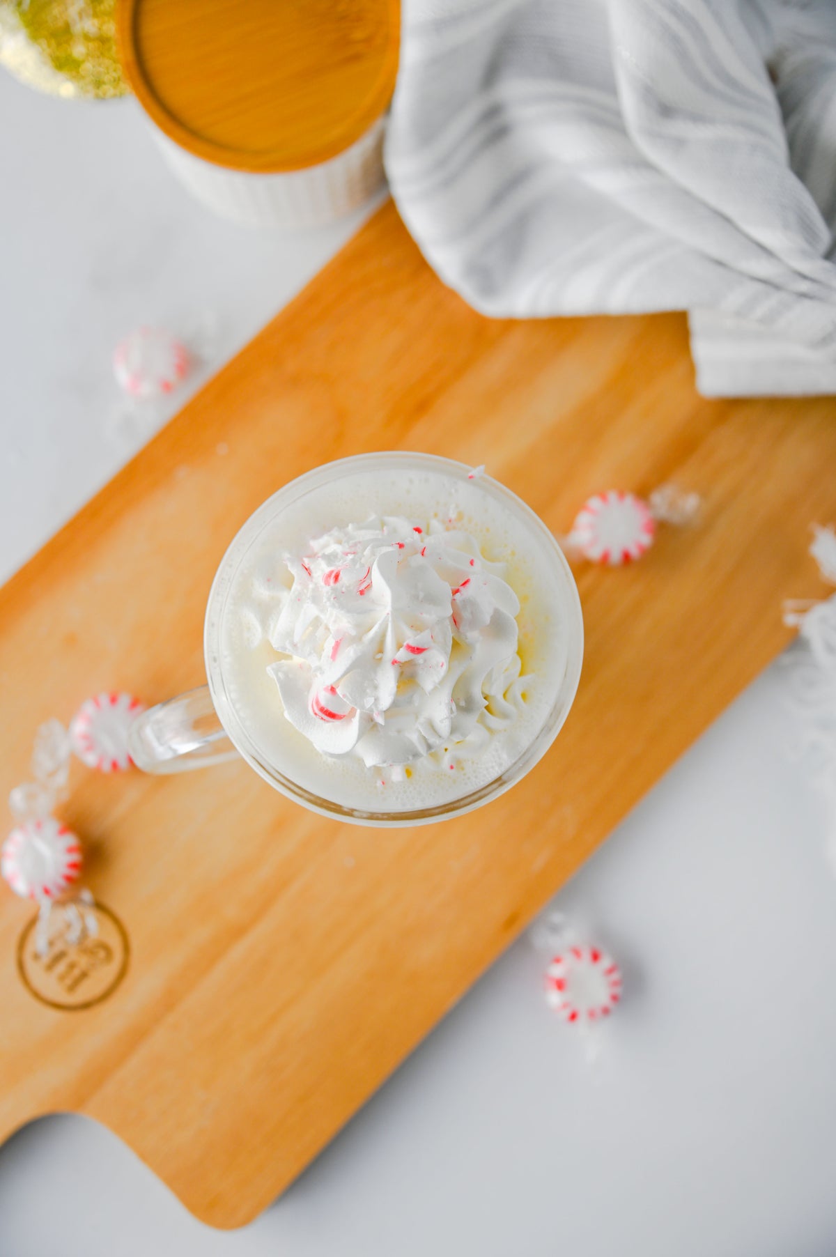 Peppermint White Hot Chocolate (Slow Cooker) Set #1