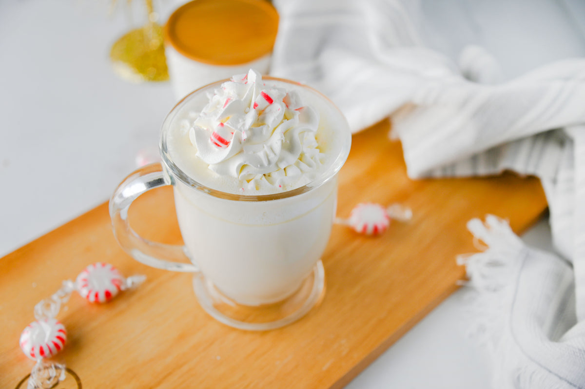 Peppermint White Hot Chocolate (Slow Cooker) Set #1