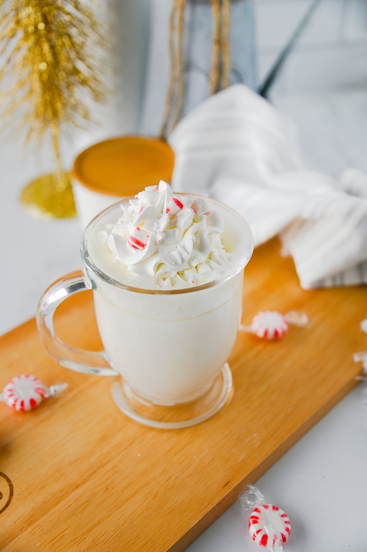 Peppermint White Hot Chocolate (Slow Cooker) Set #1