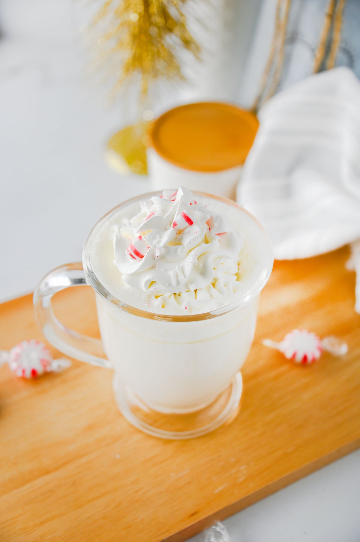 Peppermint White Hot Chocolate (Slow Cooker) Set #1
