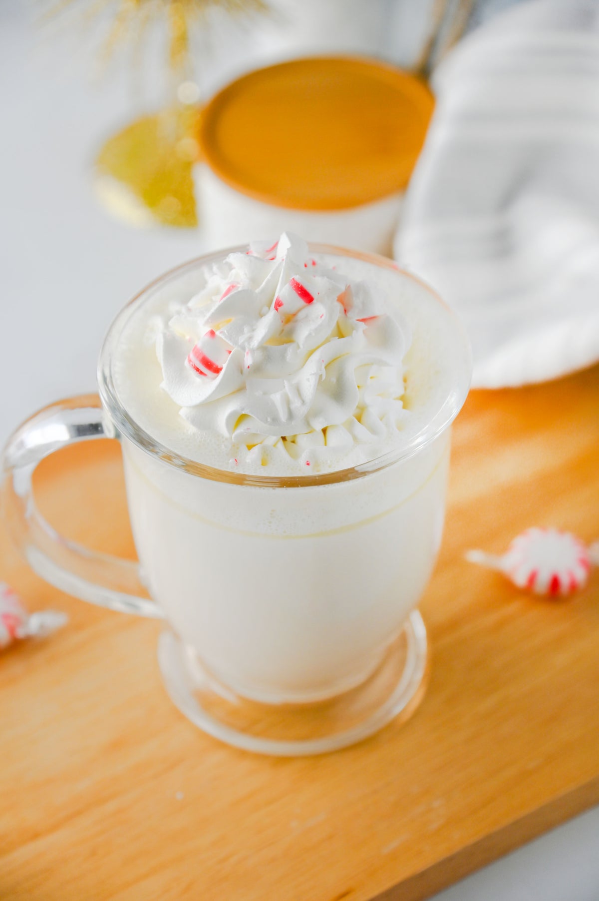 Peppermint White Hot Chocolate (Slow Cooker) Set #1