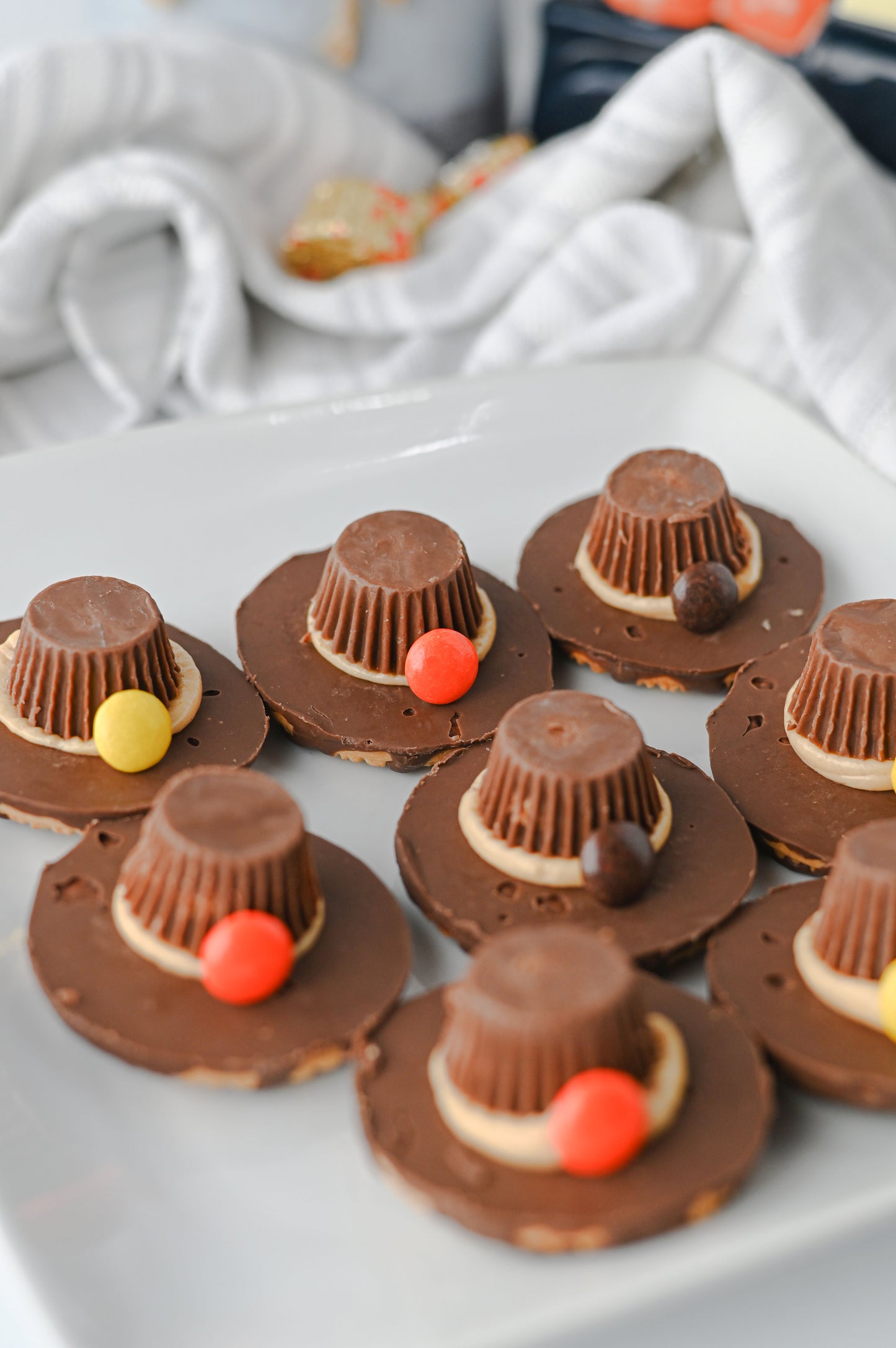 Pilgrim Hat Cookies Set #1