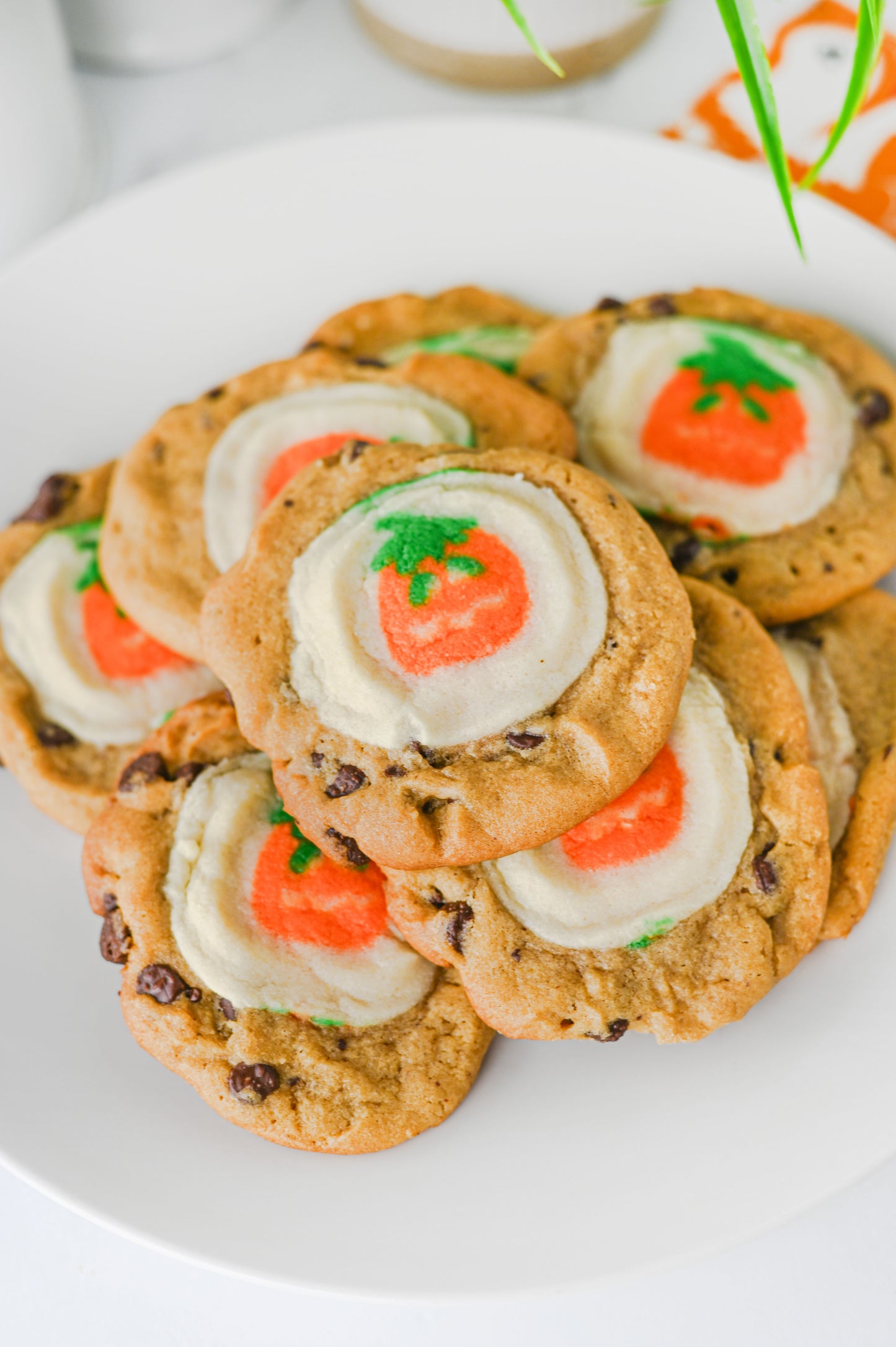 Pillsbury Pumpkin Shaped/Chocolate Chip Cookies Set #1