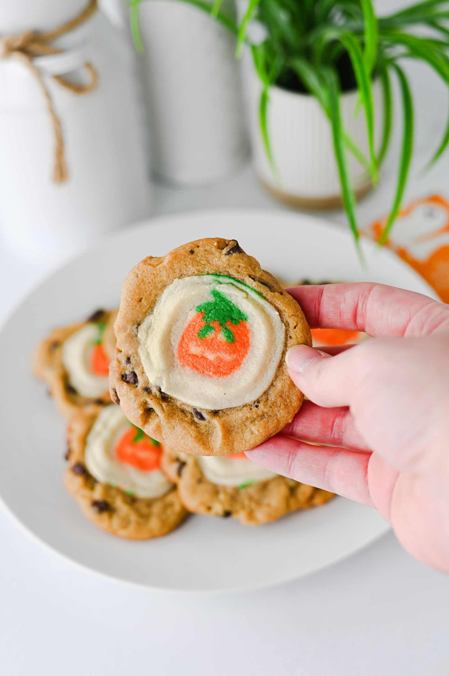 Pillsbury Pumpkin Shaped/Chocolate Chip Cookies Set #1