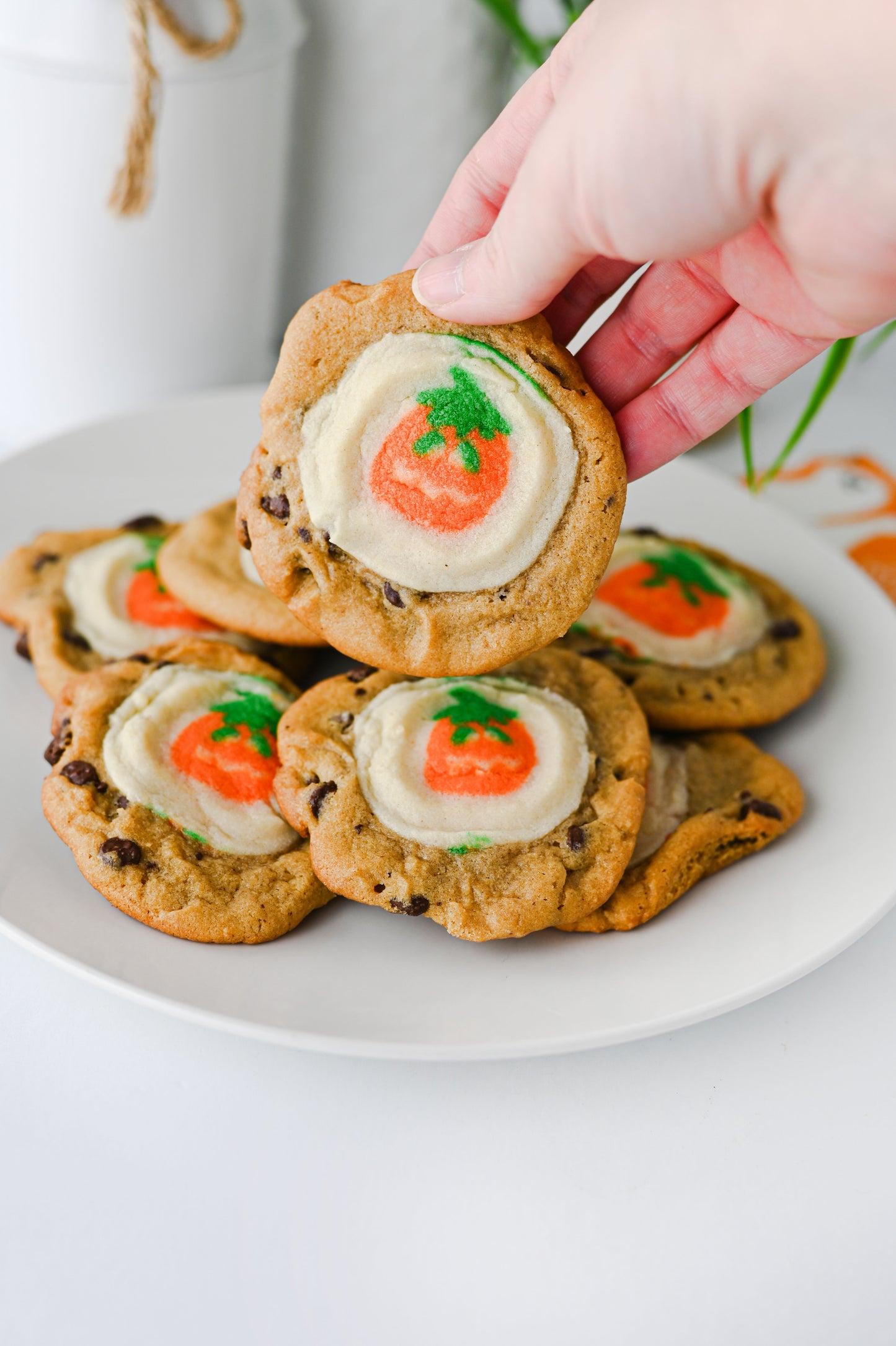 Pillsbury Pumpkin Shaped/Chocolate Chip Cookies Set #1
