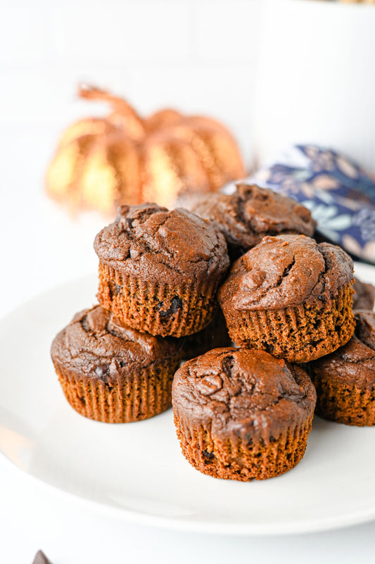 Pumpkin Chocolate Muffins Set #1